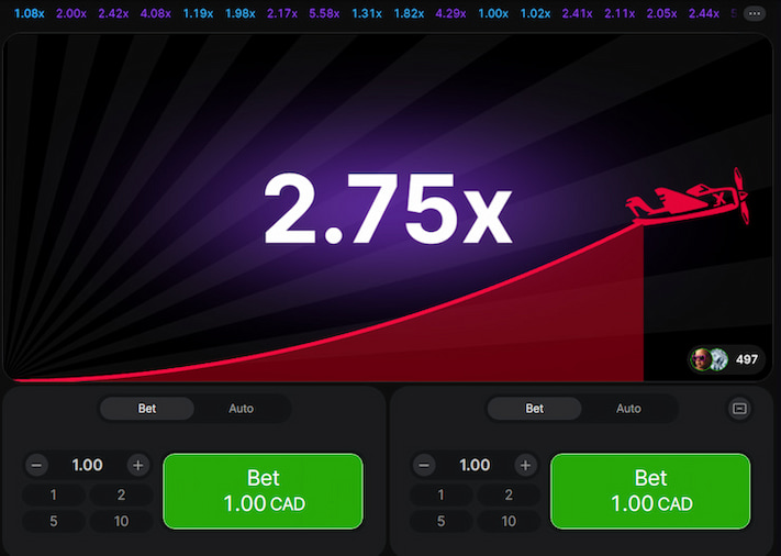 Crashgames casino's