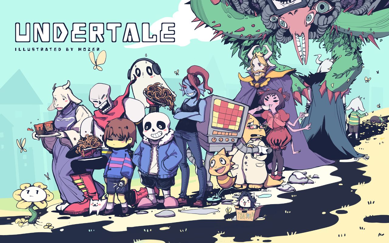 Undertale-fanart van Mozer (via ART street).