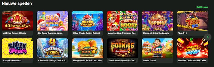 Casino spellen bij ComeOn