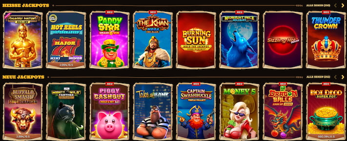 Jackpot slots Duitse Casinos