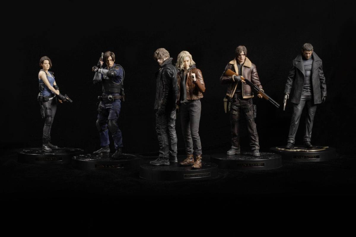 Resident Evil beeldjes.