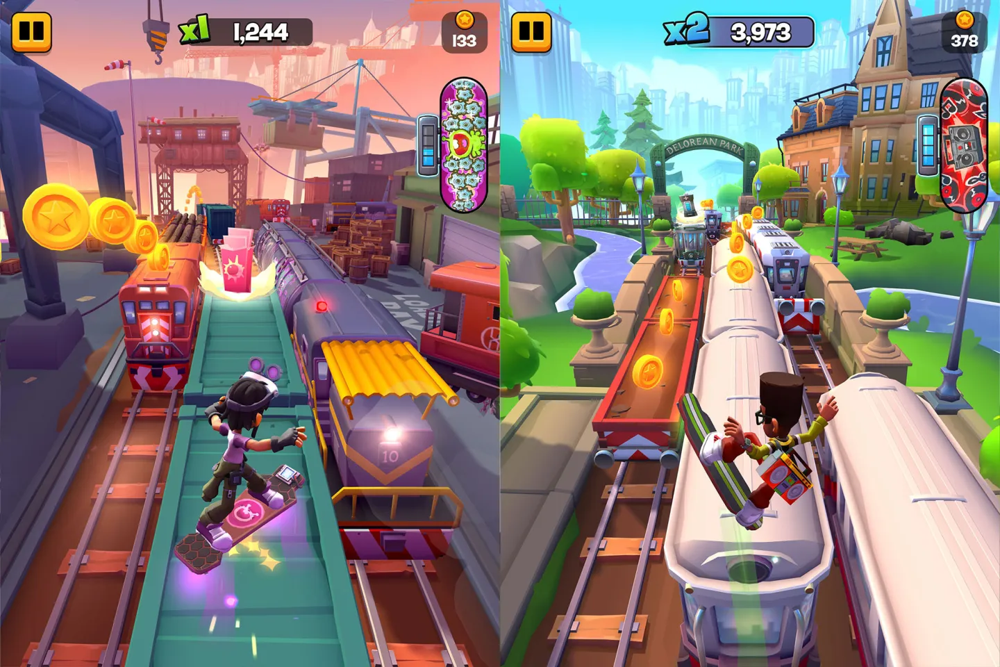 Subway Surfers 2 gameplay.