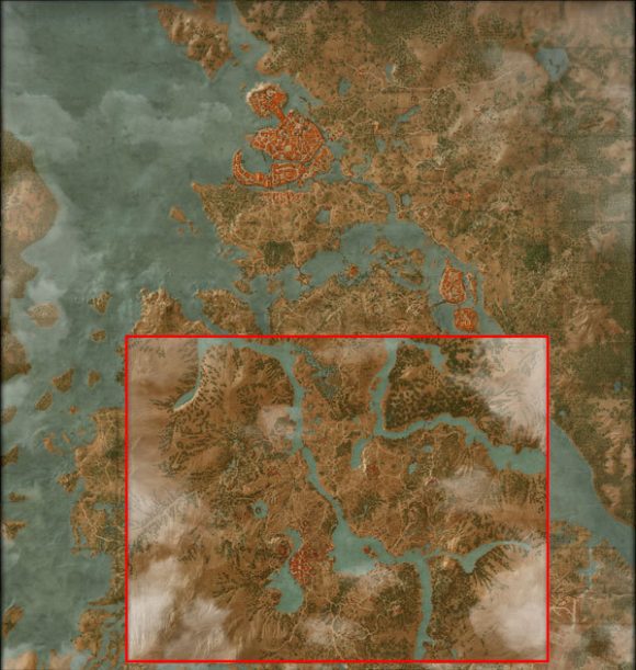Witcher III Map comparison