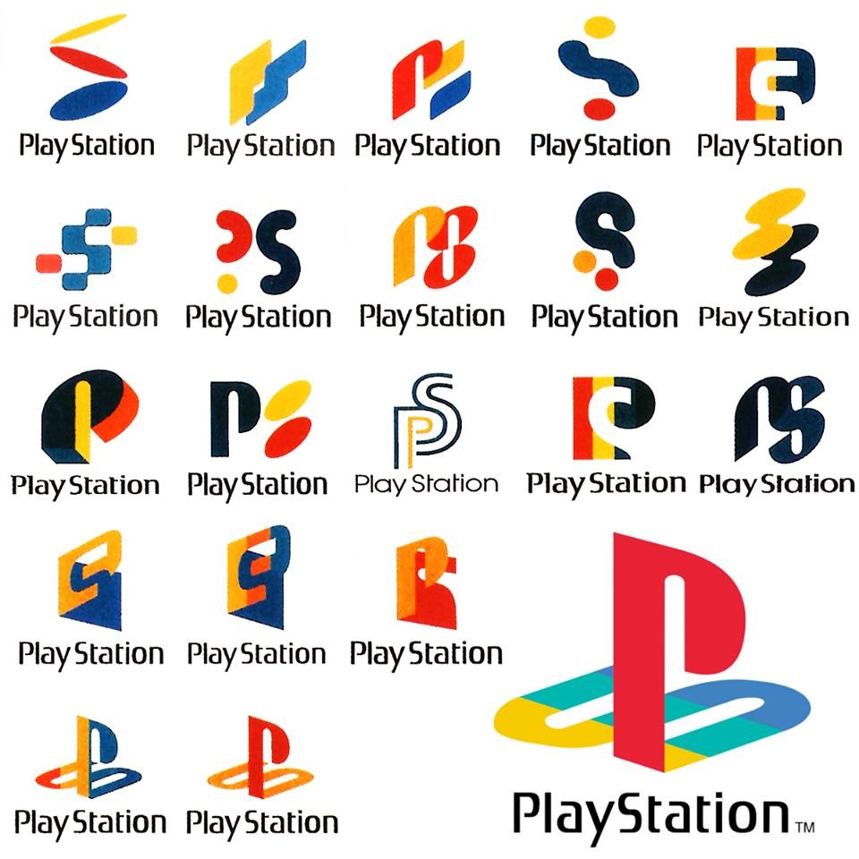 Corporation privacy Zonsverduistering PlayStation logo concepten laten zien welke logo's allemaal mogelijk waren  - PlaySense
