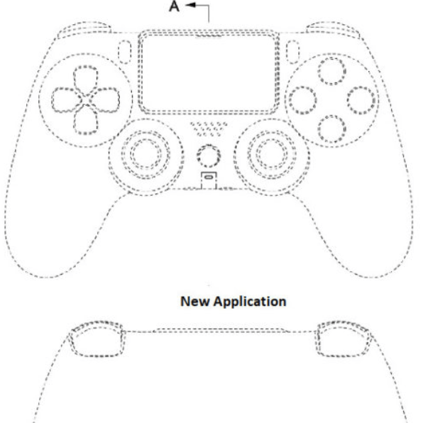 DualShock 5 patent op het internet verschenen met grotere triggers en geen lightbar