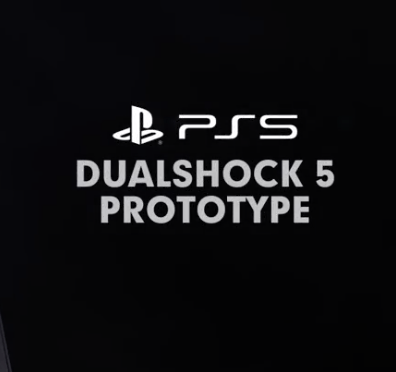 Op patent gebaseerd concept design van de DualShock 5 getoond in een video