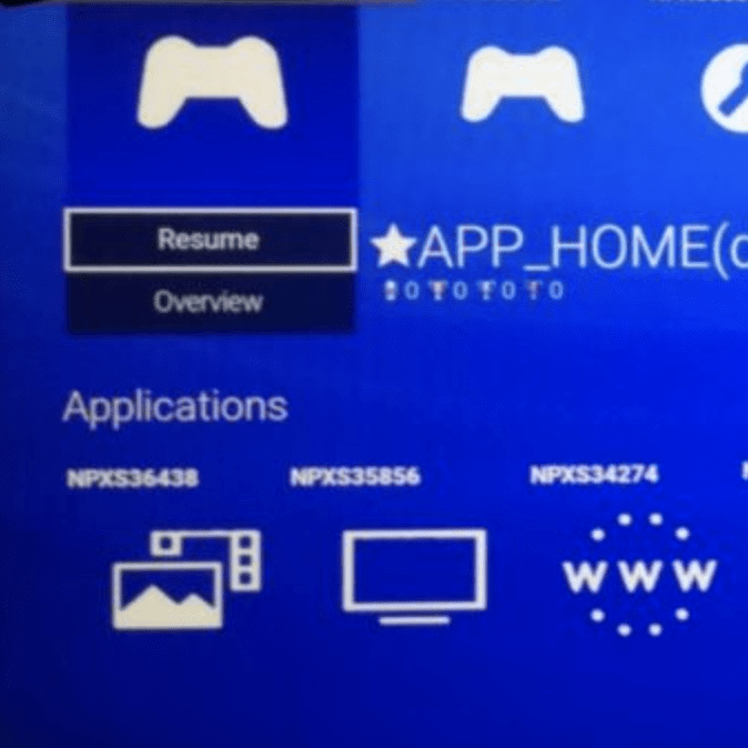 Nieuwe foto van de PlayStation 5 devkit gebruikersinterface toont twee rijen in het menu