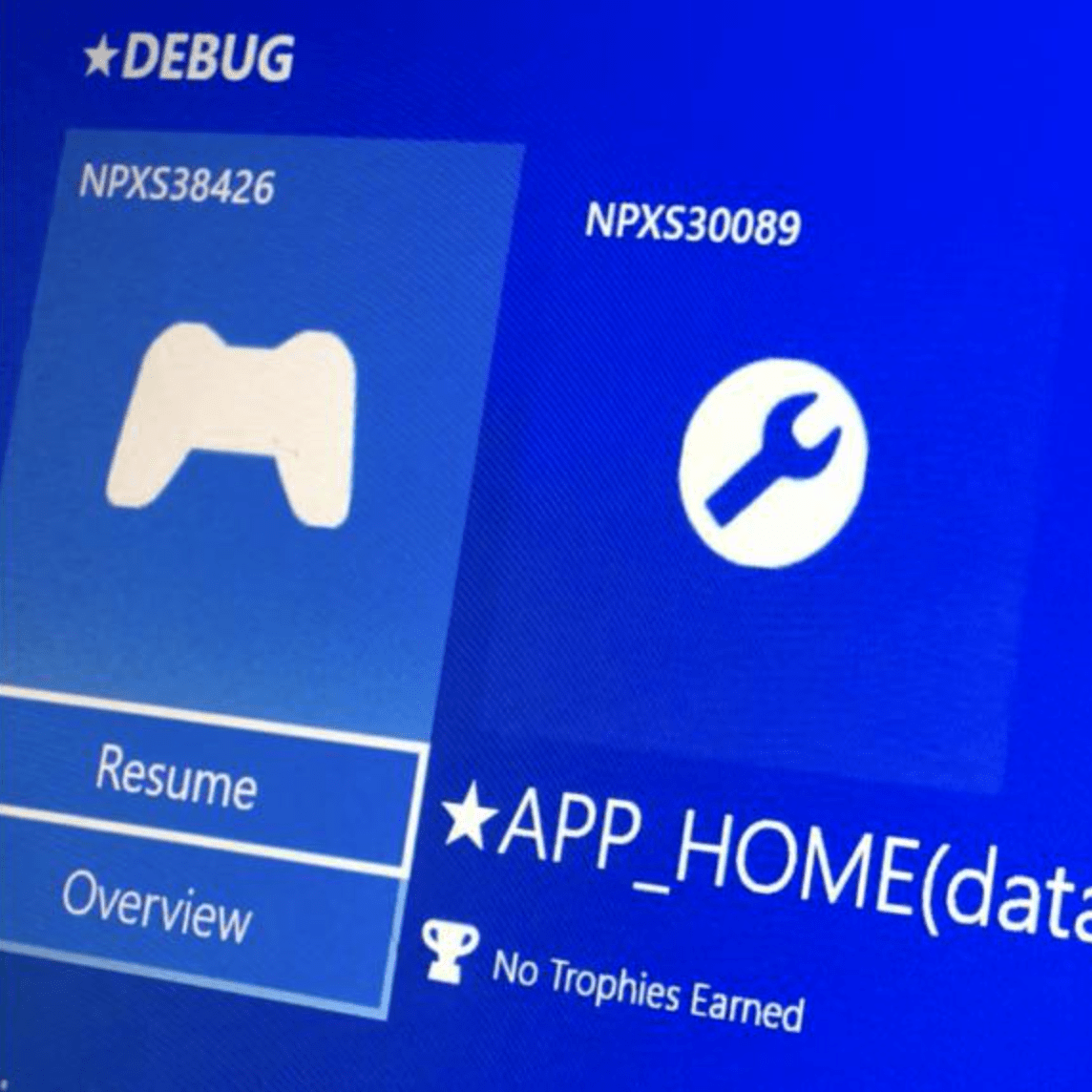 Opnieuw lekt een foto van de gebruikersinterface op de PS5