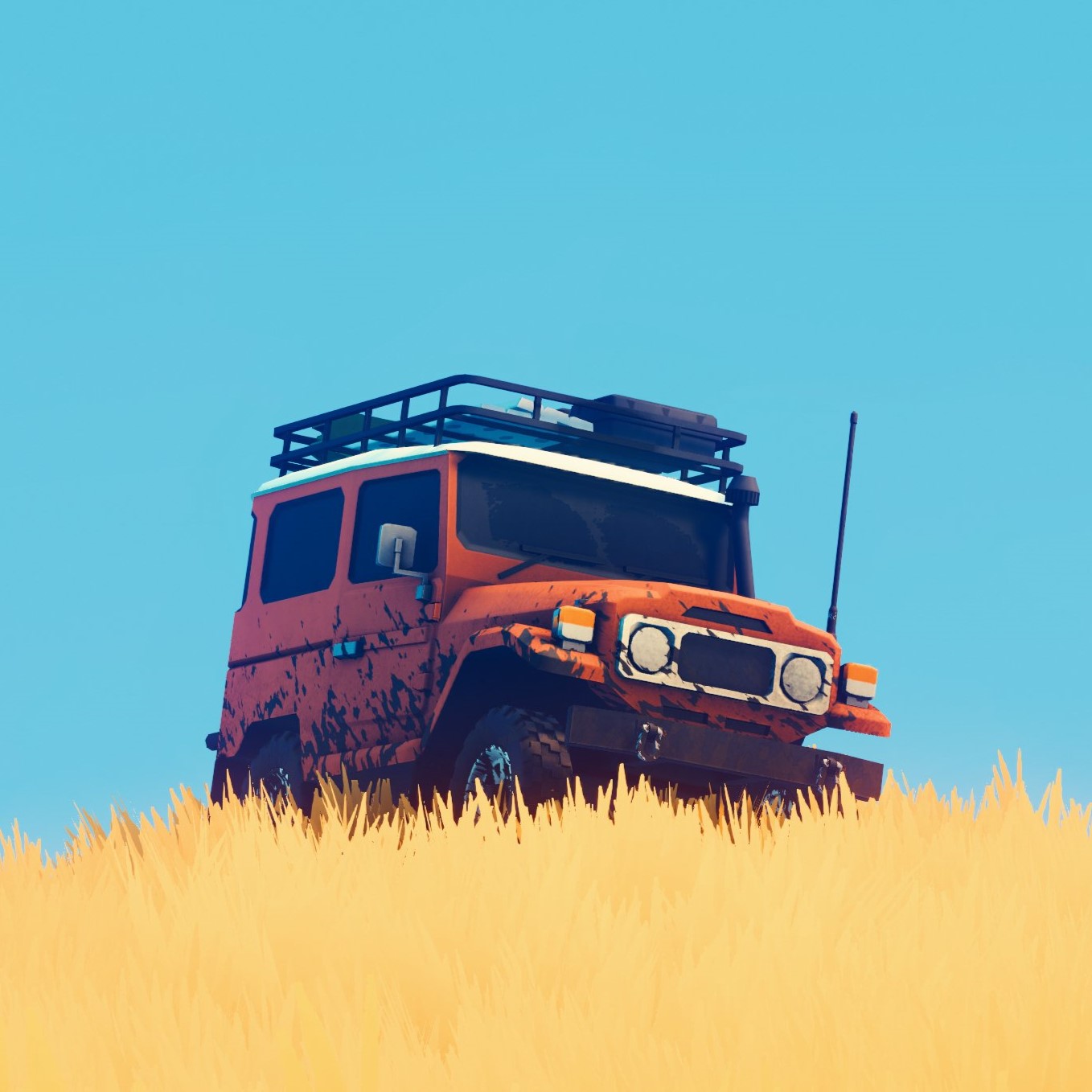 Ontdek de wildernis in de off-road indie game over the hill