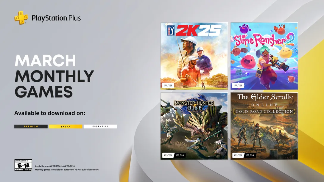 PS Plus games maart 2026.