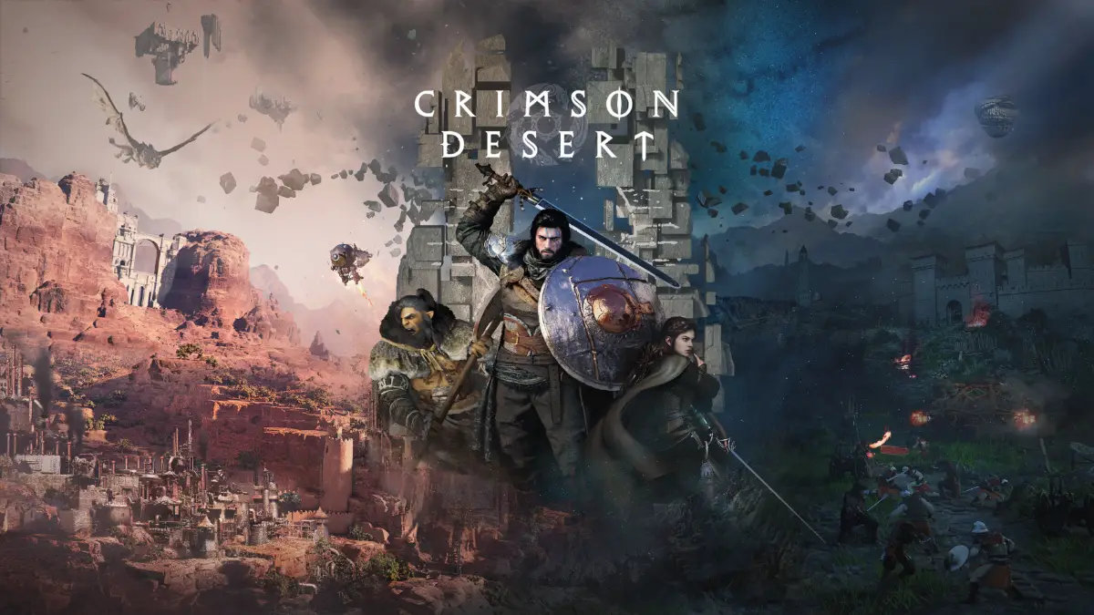 Key art van Crimson Desert.