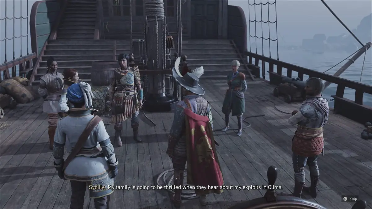 GreedFall 2 op het schip