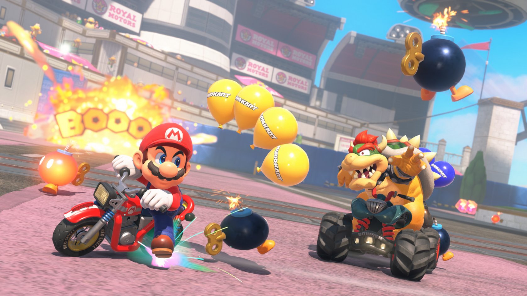 Mario Kart World Nintendo Switch 2 Bob-omb Blast