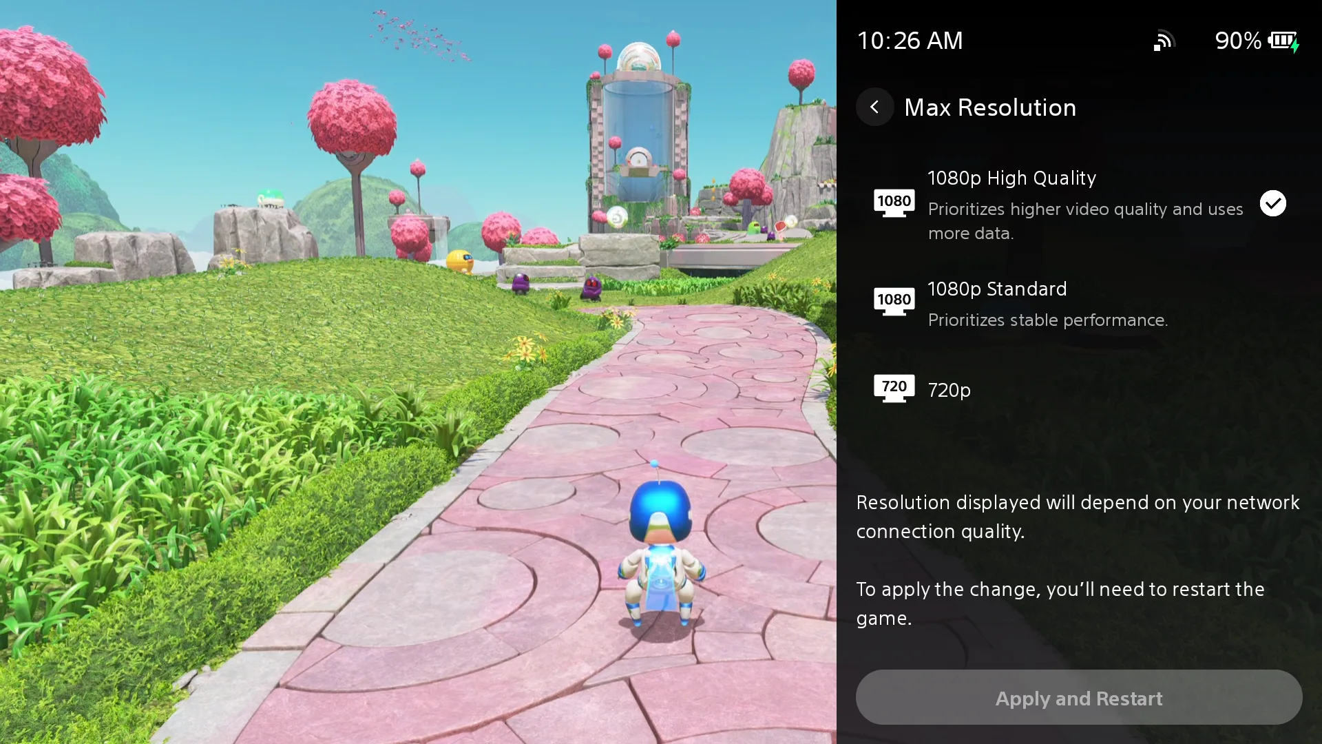 PlayStation Portal Astro Bot 1080p