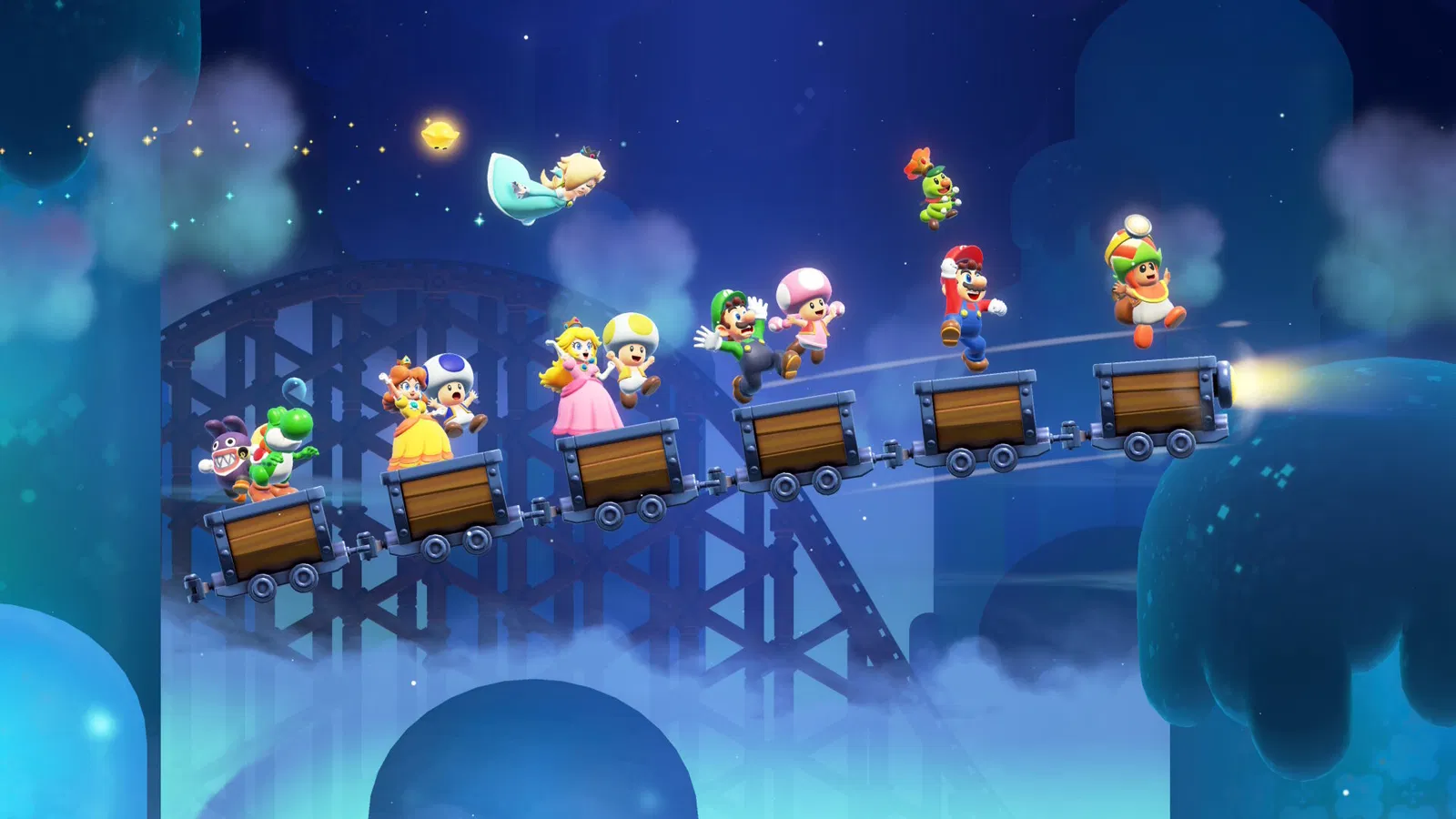 Super Mario Wonder treintje