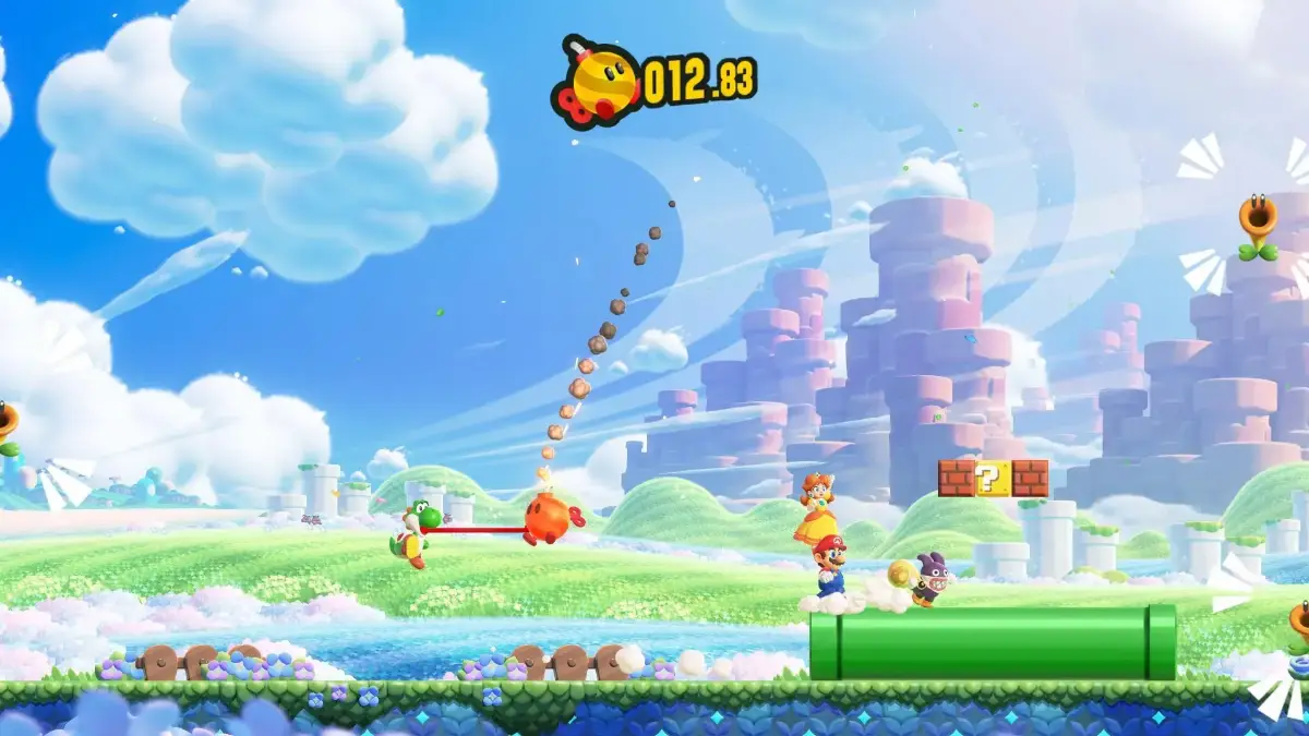 Super Mario Bros Wonder Switch 2 Yoshi bom.