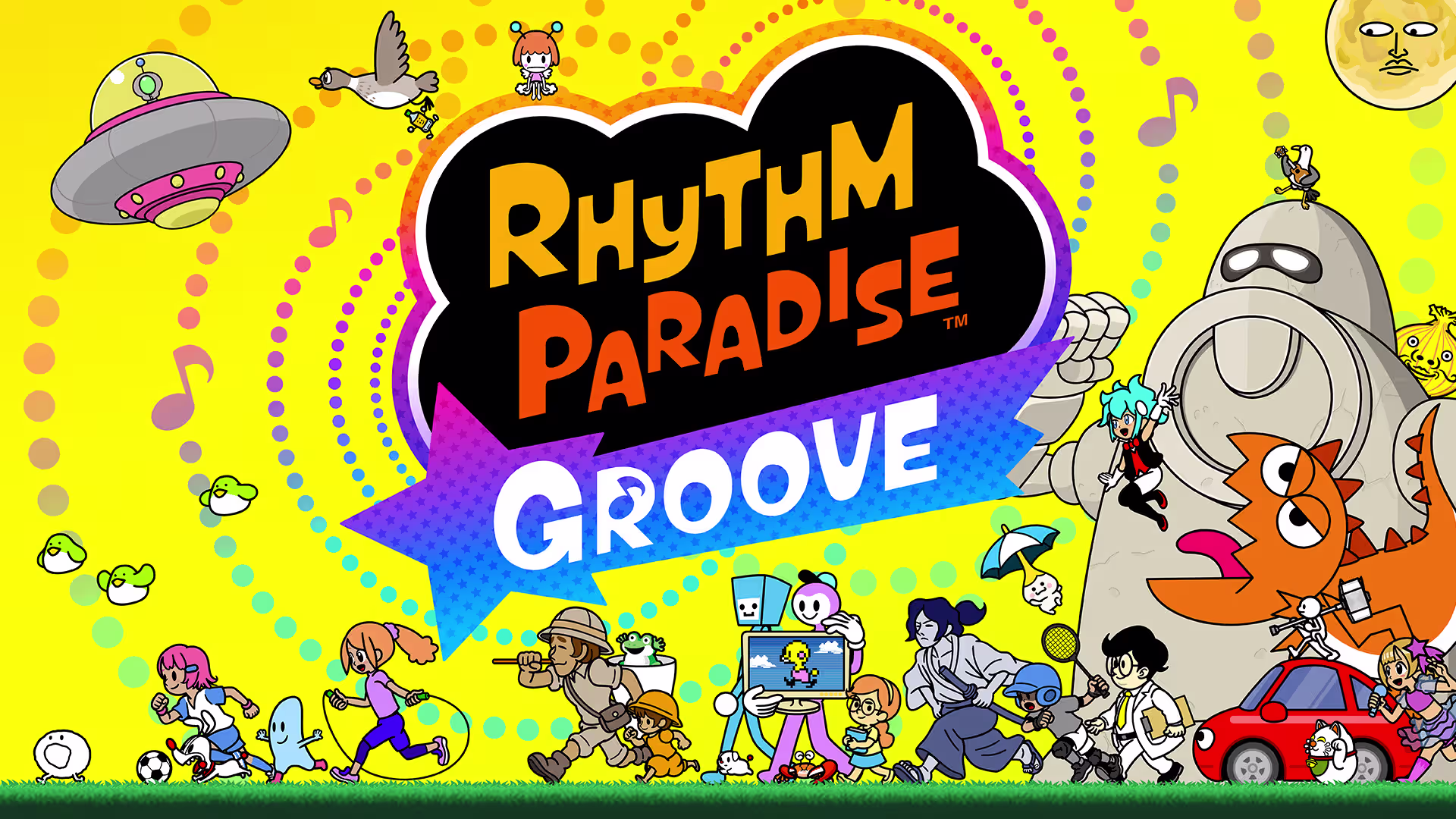 Rhythm Paradise Groove key art